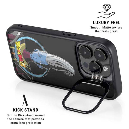 Dragon Ball Super Whis Portrait iPhone 15 Pro Kickstand Case